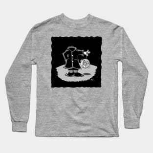 Playing With Your Head (black background) Long Sleeve T-Shirt